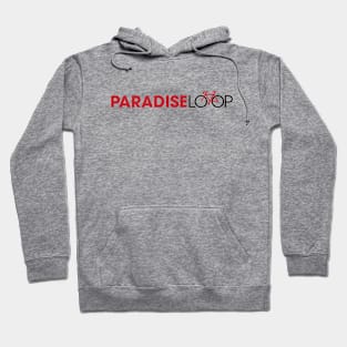 Paradise Loop red with bike Hoodie